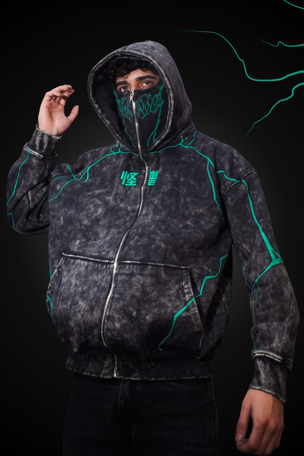 Kaiju / Casaco com Balaclava