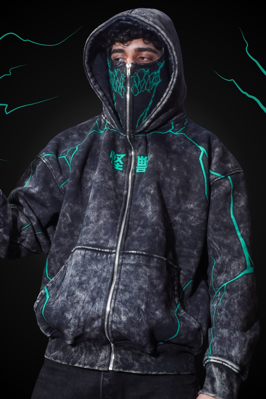 Kaiju / Casaco com Balaclava