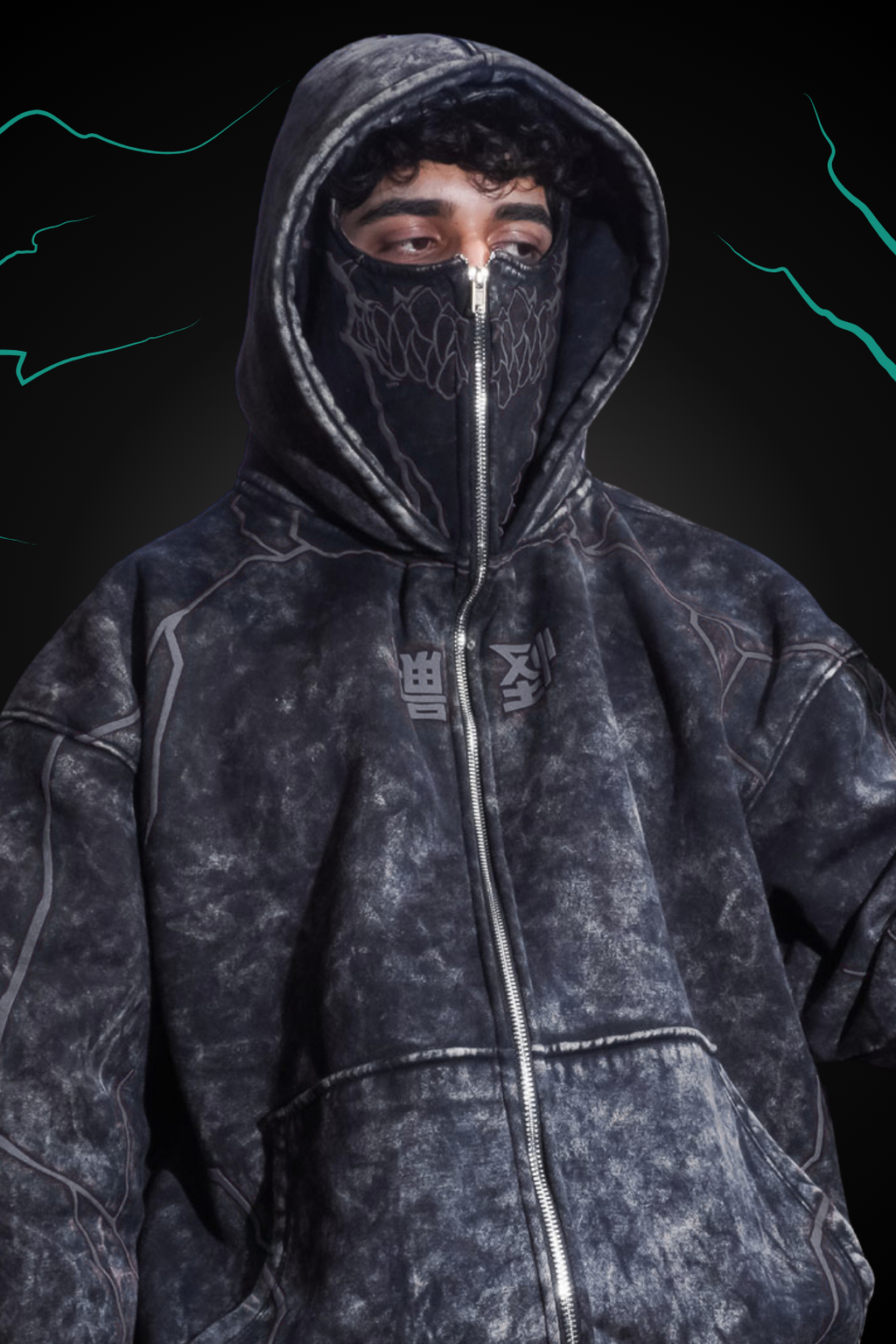 Kaiju / Casaco com Balaclava